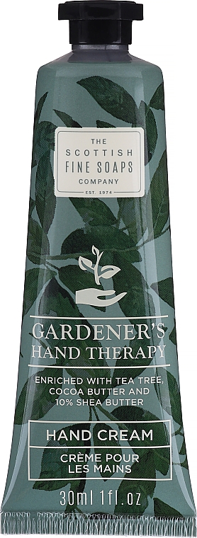 Hand- und Nagelcreme mit Teebaumöl - Scottish Fine Soaps Gardeners Therapy — Bild N1
