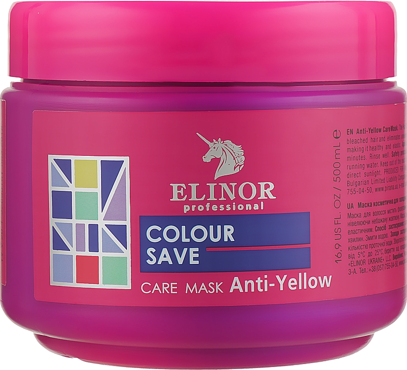 Maske für kühlere Haartöne - Elinor Anti-Yellow Care Mask — Bild N1