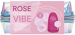 Set - Glov Rose Quartz Vibe Set (f/pads/3szt + peeling/mitt/1szt + bag/1szt) — Bild N1
