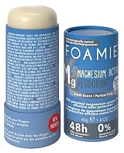 Düfte, Parfümerie und Kosmetik Deostick - Foamie Magnesium Active Deodorant 48h Fresh Scent