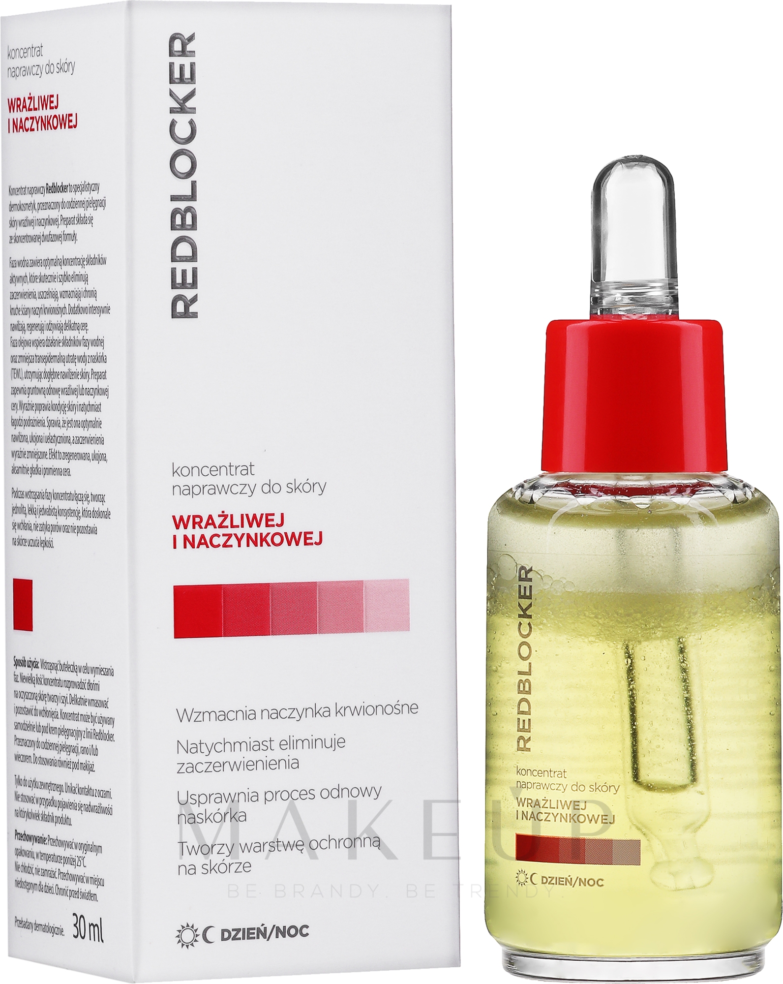 Regenerierendes Gesichtskonzentrat für empfindliche und Couperose Haut - Aflofarm RedBlocker Concentrate — Foto 30 ml