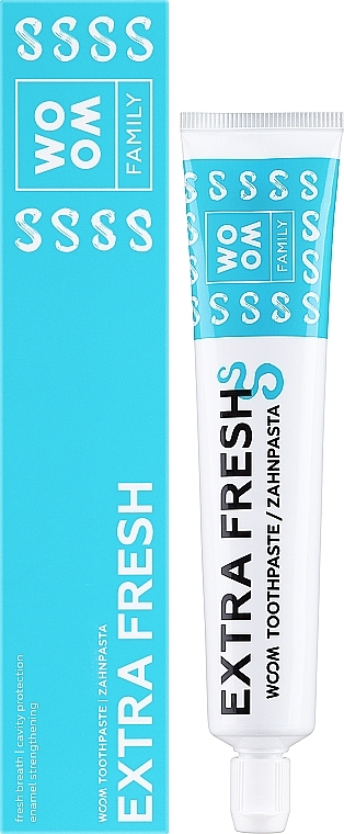 Zahnpasta Zusätzliche Frische - Woom Family Extra Fresh Toothpaste — Bild N2