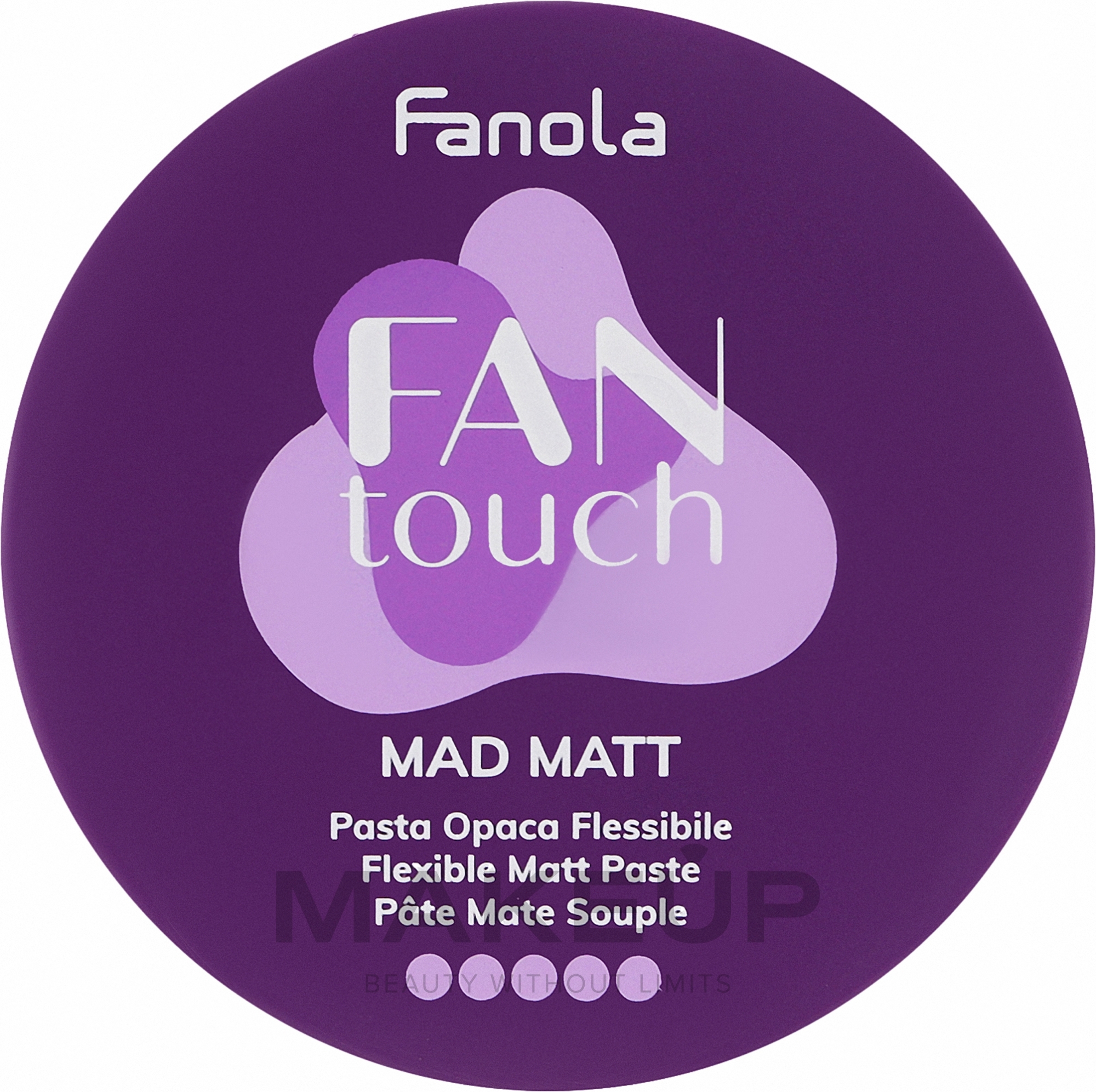 Matte Haarstylingpaste - Fanola Fantouch Mad Matt Flexible Matt Paste — Bild 100 ml