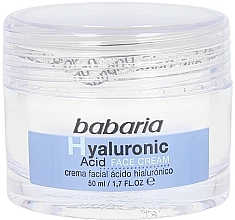 Gesichtscreme mit Hyaluronsäure - Babaria Hyaluronic Acid Face Cream — Bild N4