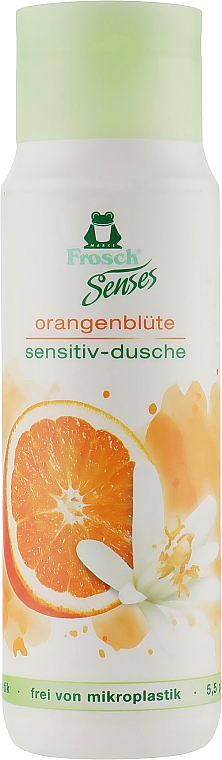 Duschgel orangefarbene Blüten - Frosch Sensitive Shower Gel — Bild N1