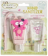 Düfte, Parfümerie und Kosmetik Antibakterielles Handpflegeset für Kinder - Jack N' Jill Hand Sanitizer Koala (Hanreinigungsgel 2x29 ml + Hülle)
