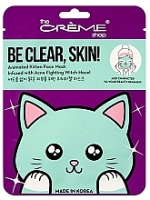 Düfte, Parfümerie und Kosmetik Gesichtsmaske - The Creme Shop Be Clear Skin! Cat Mask