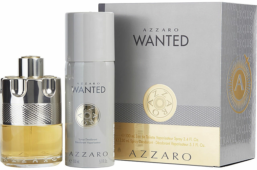 Azzaro Wanted - Duftset (Eau de Toilette 100ml + Deodorant 150ml)
