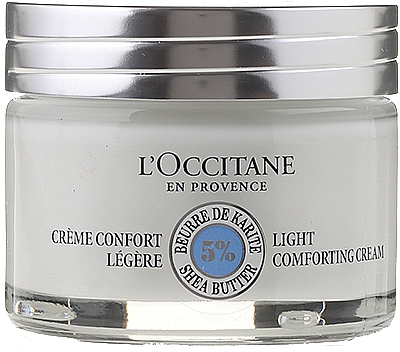 Leichte pflegende Gesichtscreme mit Sheabutter - L'occitane Light Face Cream — Bild N1