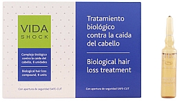 Düfte, Parfümerie und Kosmetik Haarampullen mit Keratin und Pflanzenextrakten gegen Haarausfall - Luxana Vida Shock Ampoule Anticaida