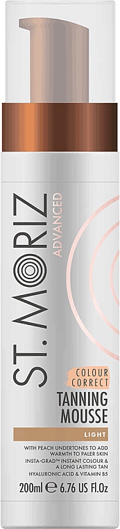 Selbstbräunungsmousse für den Körper - St. Moriz Advanced Colour Correcting Tanning Mousse Light — Bild N1