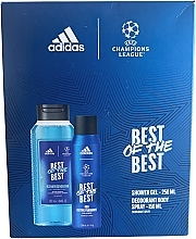 Düfte, Parfümerie und Kosmetik Adidas UEFA 9 Best Of The Best - Körperpflegeset (Deospray 150 ml + Duschgel 250 ml) 