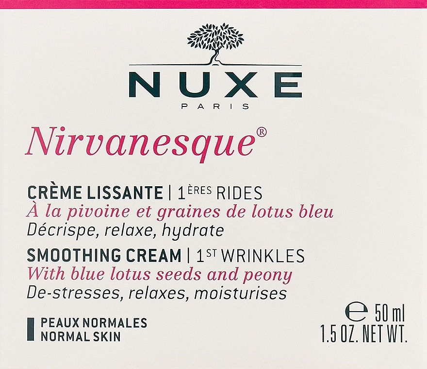 Glättende Gesichtscreme gegen die ersten Falten für normale Haut - Nuxe Nirvanesque First Wrinkles Smoothing Cream — Bild N1