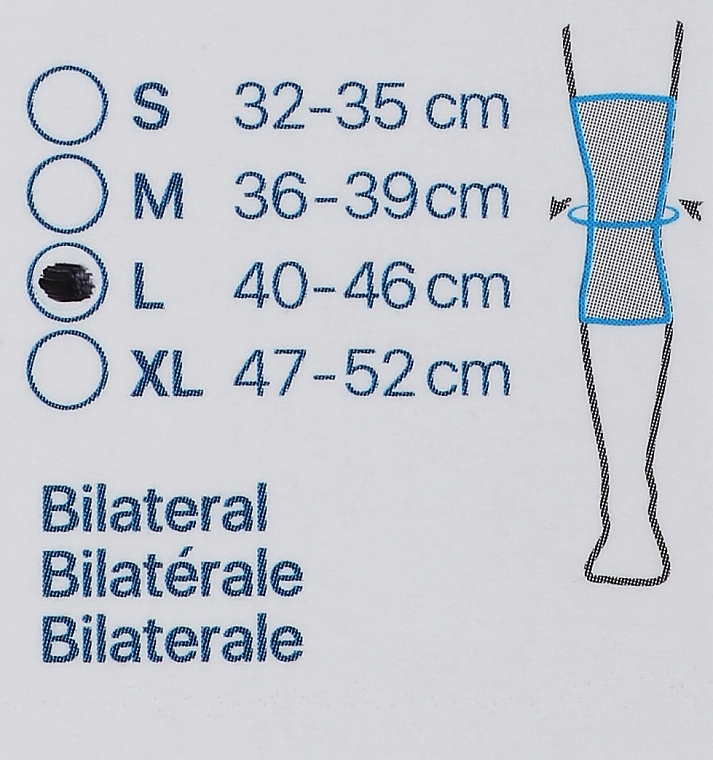 Elastische Kniegelenkbandage Größe L - Prim Aqtivo Skin Elastic Knee Brace L  — Bild N2