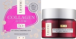 Glättende Anti-Falten-Gesichtscreme 50+ - Lirene Collagen Glow Anti-Wrinkle Smoothing Cream — Bild N2