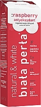 Düfte, Parfümerie und Kosmetik Zahnpasta ohne Fluorid Himbeeren - Biala Perla Natural & White Raspberry Toothpaste