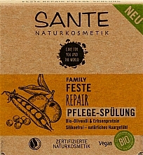 Fester Conditioner mit Olivenöl und Erbsenprotein - Sante Olive Oil & Pea Protein Solid Conditioner — Bild N3