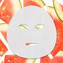 Straffende und glättende Tuchmaske für das Gesicht mit Hyaluronsäure und Wassermelonenextrakt - Garnier Skin Naturals Hyaluronic Acid Ampoule Sheet Mask — Foto N7