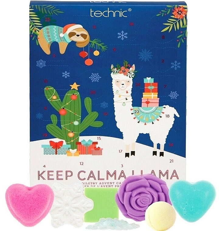 Adventskalender-Set 24 St. - Technic Cosmetics Keep Calma Llama — Bild N2
