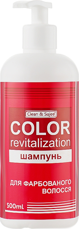 Revitalisierendes Shampoo für coloriertes Haar mit Keratin - Clean & Sujee Color Revitalization Shampoo — Bild N1