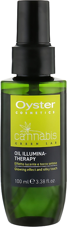 Haaröl mit Cannabis für mehr Glanz - Oyster Cosmetics Cannabis Green Lab Oil Illumina-Therapy — Bild N1