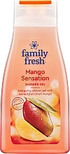 Düfte, Parfümerie und Kosmetik Energiespendendes Duschgel mit Mangoextrakt - Family Fresh Mango Sensation Shower Gel