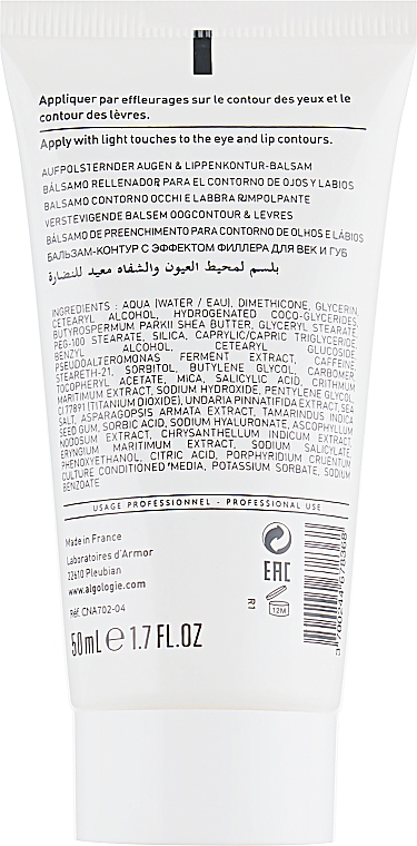 Augen- und Lippenkonturenbalsam - Algologie Global Anti-Aging Plumping Eye & Lip Contour Balm — Bild N2