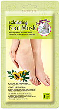 Düfte, Parfümerie und Kosmetik Exfolierende Fußmaske in Socken mit Papaya- und Kamillenextrakt - Skinlite Exfoliating Foot Mask