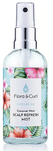 Kopfhautspray - Flora & Curl Soothe Me Coconut Mint Scalp Refresh Mist — Bild N1