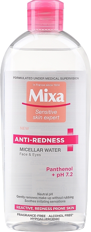 Mizellen-Reinigungswasser - Mixa Anti-Irritation Micellar Water — Bild N1