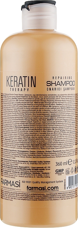 Reparierendes Shampoo mit Keratin - Farmasi Keratin Therapy Repairing Shampoo — Bild N2