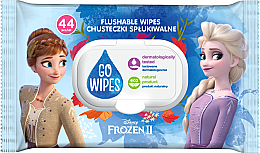 Düfte, Parfümerie und Kosmetik 2in1 Feuchttücher Frozen 44 St. - Go Wipes