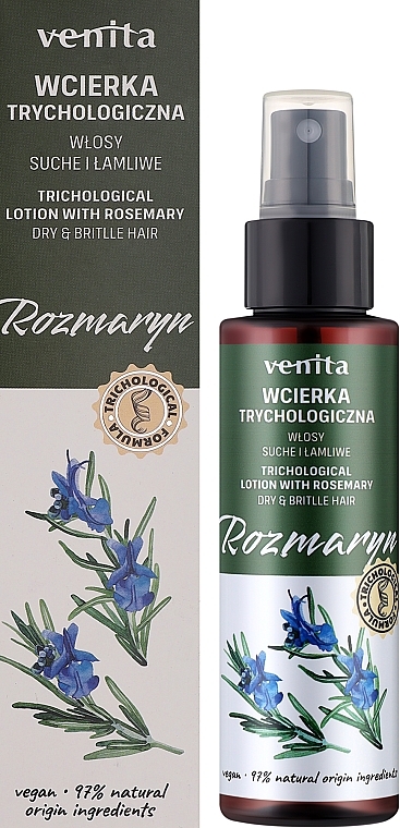 Trichologischer Conditioner für trockenes und sprödes Haar - Venita Conditioner With Rosemary  — Bild N2