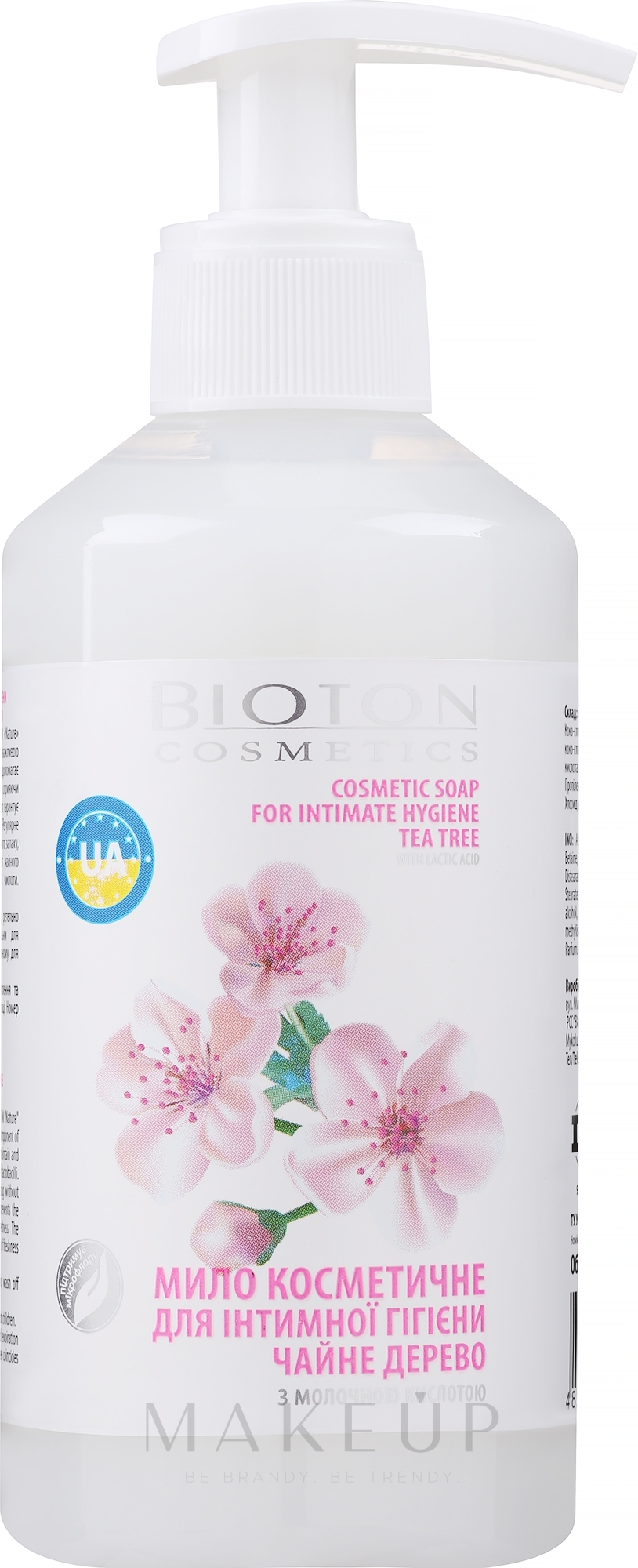 Kosmetische Seife für die Intimhygiene mit Tee Baum - Bioton Cosmetics Nature — Bild 300 ml