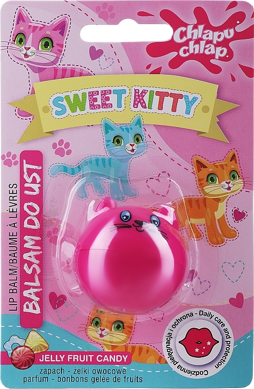 Lippenbalsam - Chlapu Chlap Sweet Kitty Lip Balm Jelly Fruit Candy — Bild N1