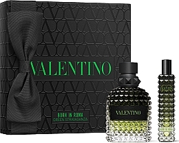 Düfte, Parfümerie und Kosmetik Valentino Born in Roma Green Stravaganza - Duftset (Eau de Toilette/50ml + Eau de Toilette/15ml)