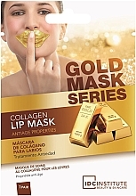 Düfte, Parfümerie und Kosmetik Hydrogel-Lippenmaske mit Kollagen - IDC Institute Gold Collagen Lip Mask