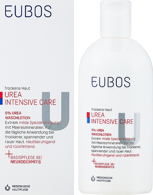 Waschlotion für trockene Haut mit Harnstoff - Eubos Med Dry Skin Urea 5% Washing Lotion — Bild N2