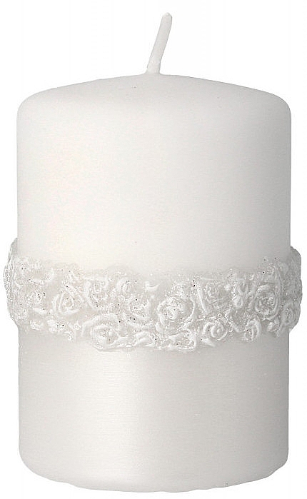 Dekorative Kerze 7x10 cm weiß - Artman Bella — Bild N1