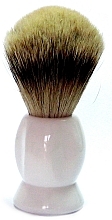Düfte, Parfümerie und Kosmetik Rasierpinsel aus Dachshaar rund weiß - Golddachs Silver Tip Badger Plastic White