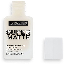 Matte Foundation - Relove By Revolution Super Matte Foundation — Bild N2