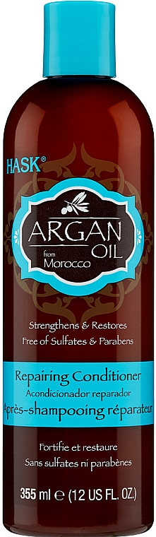 Regenerierende Haarspülung mit Arganöl - Hask Argan Oil Repairing Conditioner — Bild N1