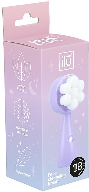 Massagebürste für das Gesicht violett - Ilu Face Cleansing Brush — Bild N3