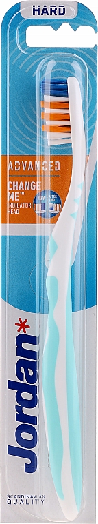Zahnbürste ohne Kappe weiß-hellblau - Jordan Advanced Toothbrush
