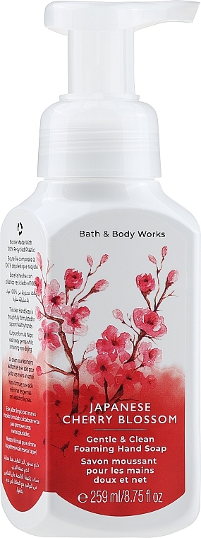 Flüssige Handseife - Bath and Body Works Japanese Cherry Blossom Gentle Clean Foaming Hand Soap — Bild N1
