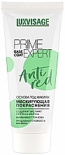 Düfte, Parfümerie und Kosmetik Ausgleichende Make-up Base gegen Rötungen mit Centella Asiatica - Luxvisage Prime Expert Anti Red Base Coat