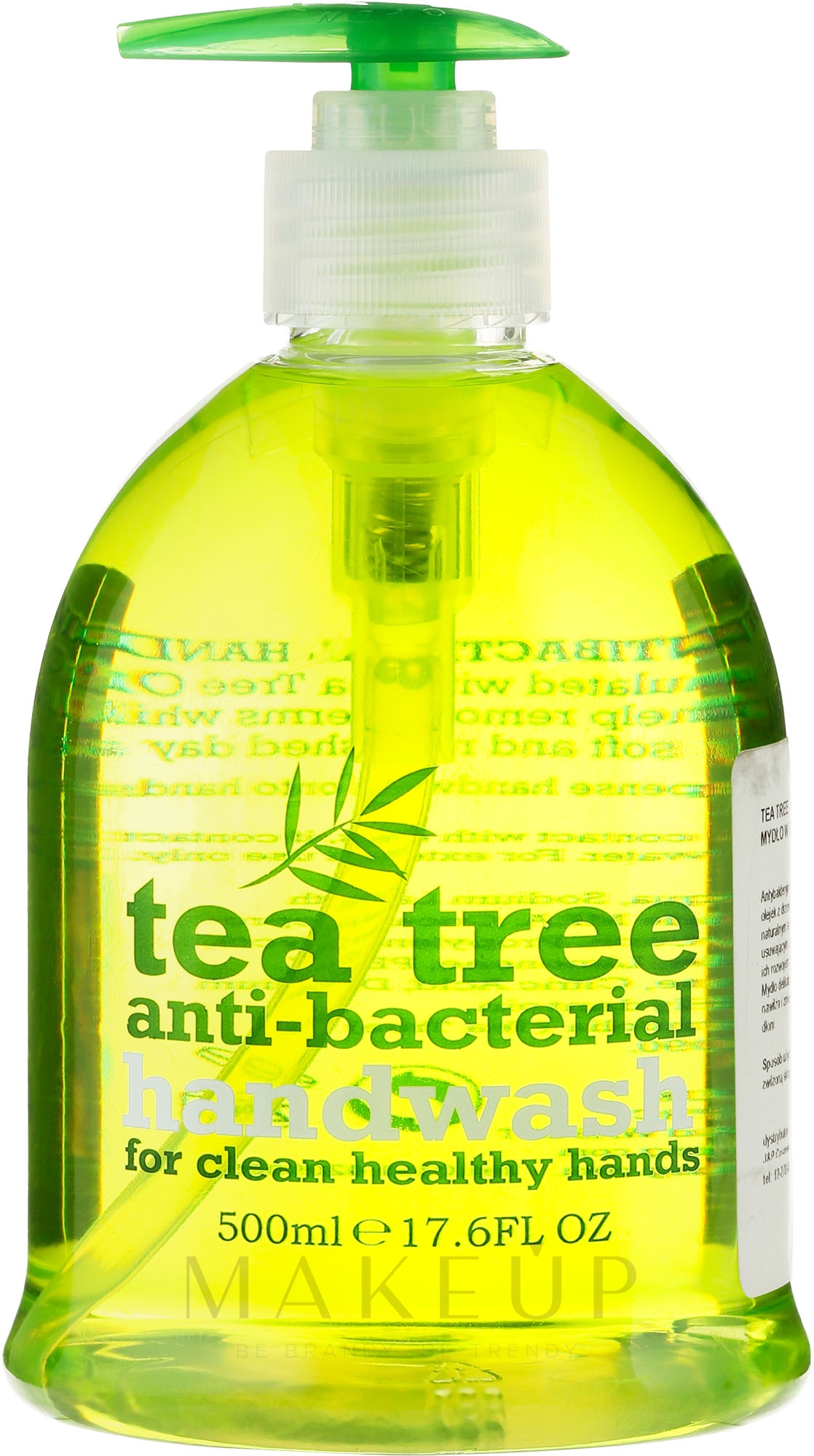 Antibakterielle flüssige Seife mit Teebaum - Xpel Marketing Ltd Tea Tree Anti-Bacterial Handwash — Bild 500 ml