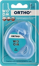 Düfte, Parfümerie und Kosmetik Zahnseide mit Minz- und Eukalyptusgeschmack - Woom Ortho+ Dental Floss 
