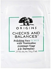 GESCHENK! Polierendes Gesichtspeeling mit Turmalin - Origins Checks and Balances Polishing Face Scrub (probe)  — Bild N1