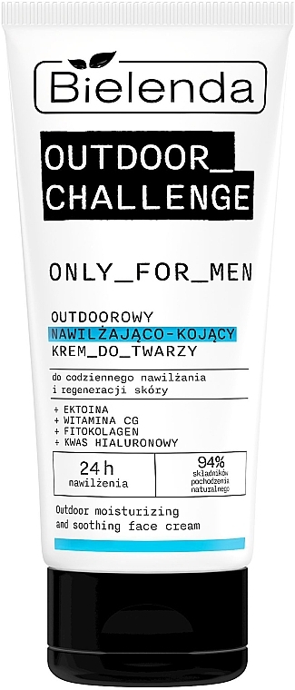 Feuchtigkeitsspendende und beruhigende Gesichtscreme  - Bielenda Only For Men Outdoor Challenge Moisturizing And Soothing Face Cream	 — Bild N2